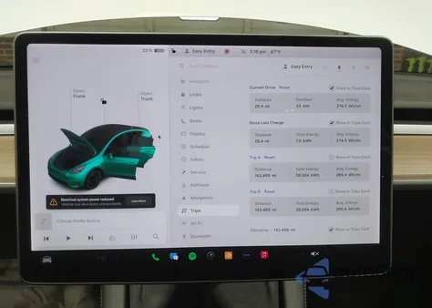 2021 Tesla Model Y Performance Dual Motor All-Wheel Drive z USA, uszkodzony, nr VIN 5YJYGDEF2MF246221